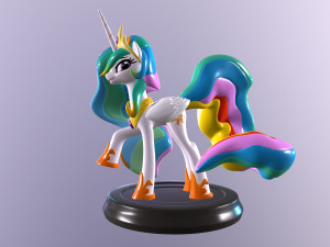 PRINCESS CELESTIA 3D PRINT MODEL Model do druku 3D