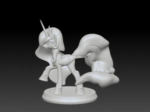 PRINCESS CELESTIA 3D PRINT MODEL 3D Print Model