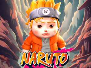 NARUTO CHIBI FIGURE 3D Print Model