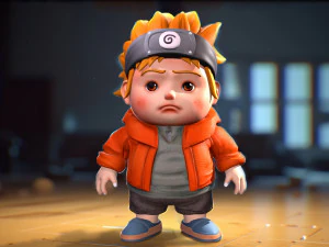 FIGURA NARUTO CHIBI Modelo de Impressão 3D