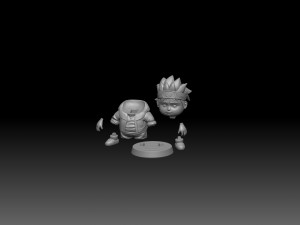 NARUTO CHIBI FIGURE 3D Print Model
