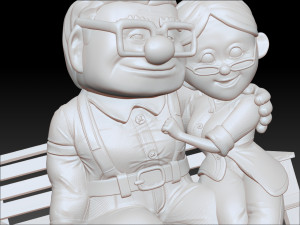 Carl and Ellie - STL FOR 3D PRINTING Model do druku 3D