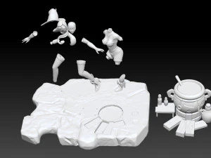 WITCH 3D PRINTABLE STL 3D Print Model