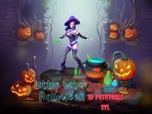 BRUJA 3D STL IMPRIMIBLE Modelo de impresión 3D