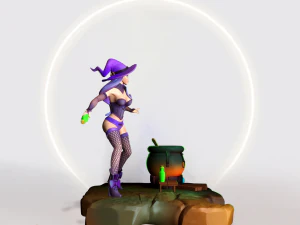 WITCH 3D PRINTABLE STL 3D Print Model