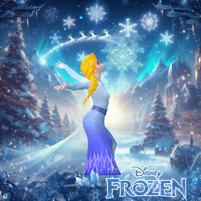 Elsa - Frozen Fan art 3D print model Modelo de Impressão 3D .c4d .max .obj .3ds .fbx .stl .blend 
