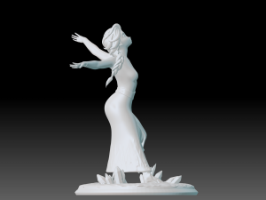 Elsa - Frozen Fan art 3D print model Modelo de Impressão 3D