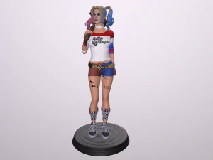 HARLEY QUINN 3D PRINT 3D Print Model