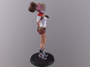 HARLEY QUINN 3D PRINT Modello di stampa 3D