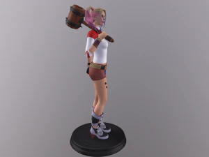 HARLEY QUINN 3D PRINT 3D Print Model