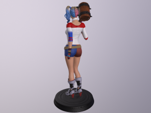 HARLEY QUINN 3D PRINT Modello di stampa 3D