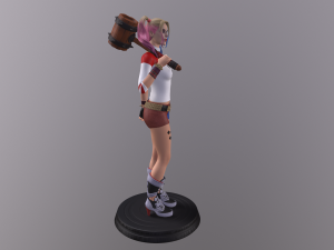 HARLEY QUINN 3D PRINT Modello di stampa 3D
