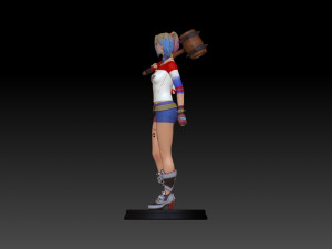 HARLEY QUINN 3D PRINT Modello di stampa 3D