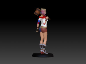HARLEY QUINN 3D PRINT Modello di stampa 3D