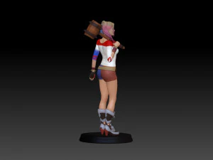HARLEY QUINN 3D PRINT 3D Print Model