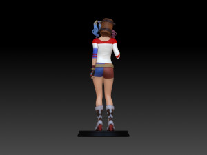 HARLEY QUINN 3D PRINT Modello di stampa 3D