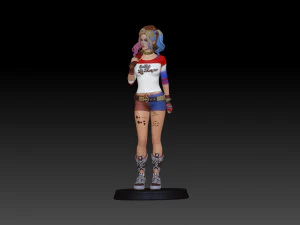 HARLEY QUINN 3D PRINT 3D Print Model