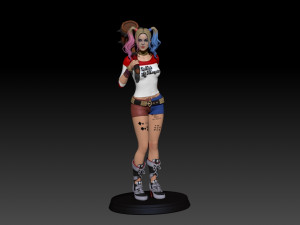 HARLEY QUINN 3D PRINT Modello di stampa 3D