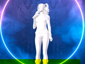 HARLEY QUINN 3D PRINT Modello di stampa 3D