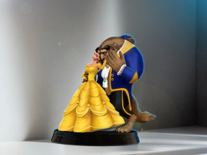 THE BEAUTY AND THE BEAST STL 3D MODEL PRINTING 3D प्रिंट मॉडल