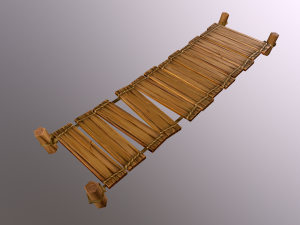 Wood Bright Low Poly Modelo 3D