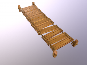 Wood Bright Low Poly Modelo 3D