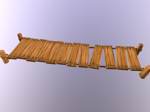 Wood Bright Low Poly Modelo 3D