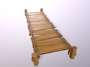 Wood Bright Low Poly Modelo 3D