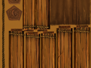 Wood Bright Low Poly Modelo 3D