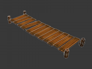 Wood Bright Low Poly Modelo 3D