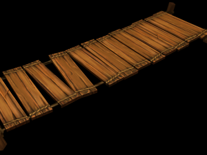 Wood Bright Low Poly Modelo 3D