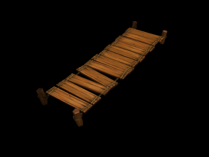 Wood Bright Low Poly Modelo 3D