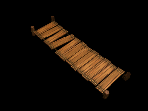 Wood Bright Low Poly Modelo 3D