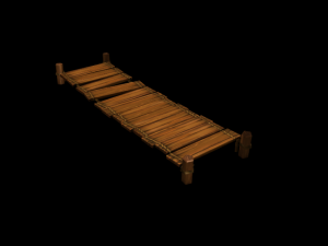 Wood Bright Low Poly Modelo 3D