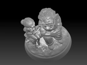 Carl and Ellie 3D Print Model 3D print model 3D Print Model