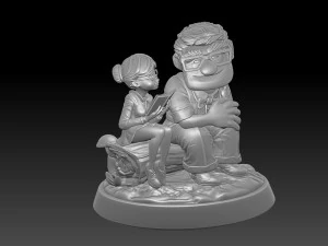 Carl and Ellie 3D Print Model 3D print model 3D Print Model