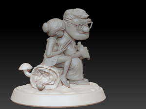 Carl and Ellie 3D Print Model 3D print model Modelo de impresión 3D