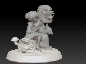 Carl and Ellie 3D Print Model 3D print model 3D Print Model