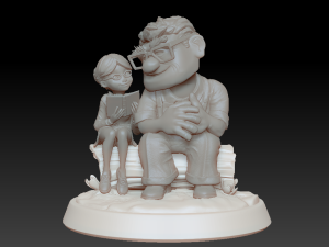 Carl and Ellie 3D Print Model 3D print model Modelo de impresión 3D