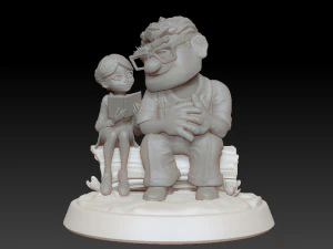Carl and Ellie 3D Print Model 3D print model 3D Print Model