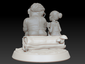 Carl and Ellie 3D Print Model 3D print model Modelo de impresión 3D