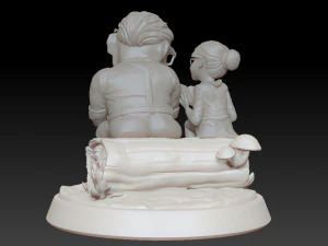 Carl and Ellie 3D Print Model 3D print model 3D Print Model