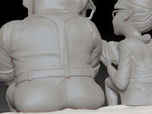 Carl and Ellie 3D Print Model 3D print model 3D Print Model