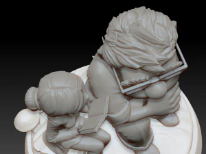 Carl and Ellie 3D Print Model 3D print model 3D Print Model