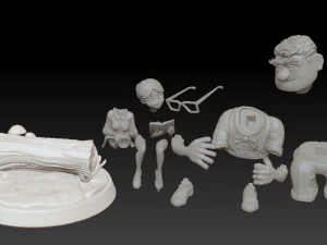 Carl and Ellie 3D Print Model 3D print model 3D Print Model
