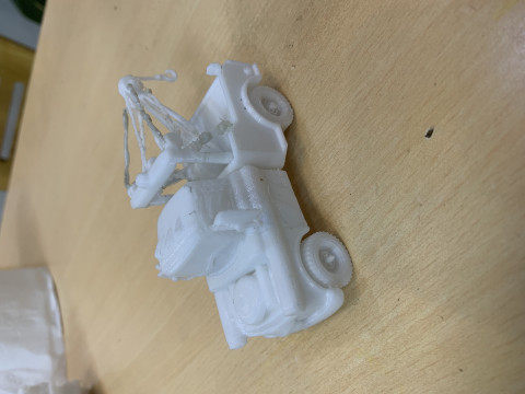 Tow Mater CARS STL 3D print model Modello di stampa 3D