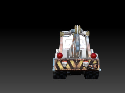 Tow Mater CARS STL 3D print model Modello di stampa 3D