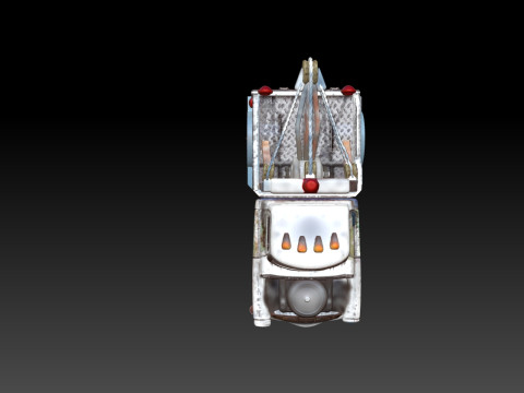 Tow Mater CARS STL 3D print model Modello di stampa 3D