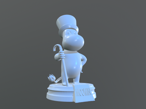 Moominpappa moomin statue 3D print model 3D Print Model