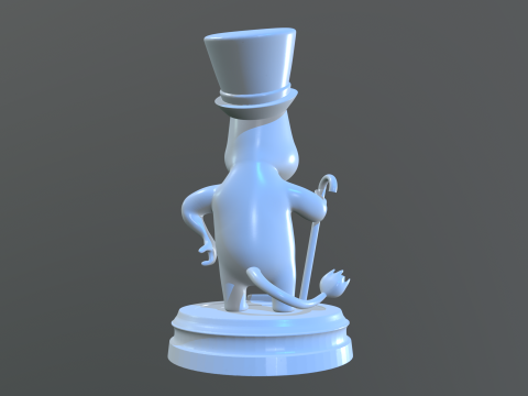 Moominpappa moomin statue 3D print model 3D Print Model